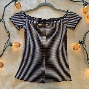 Aero Cute Striped Top